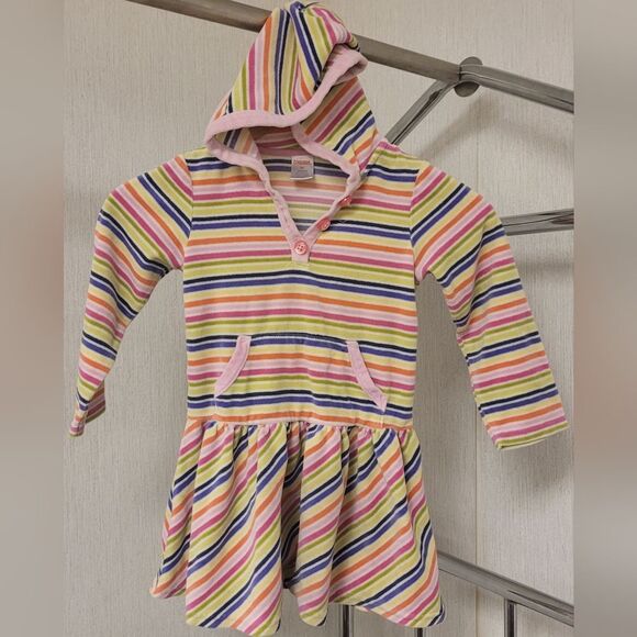 Cozy and Cute Gymboree Hooded Dress - 5T - Picture 1 of 6
